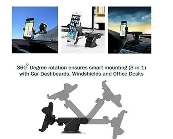 Revolex Zoom Star Pros Car Mobile Holder For Dashboard