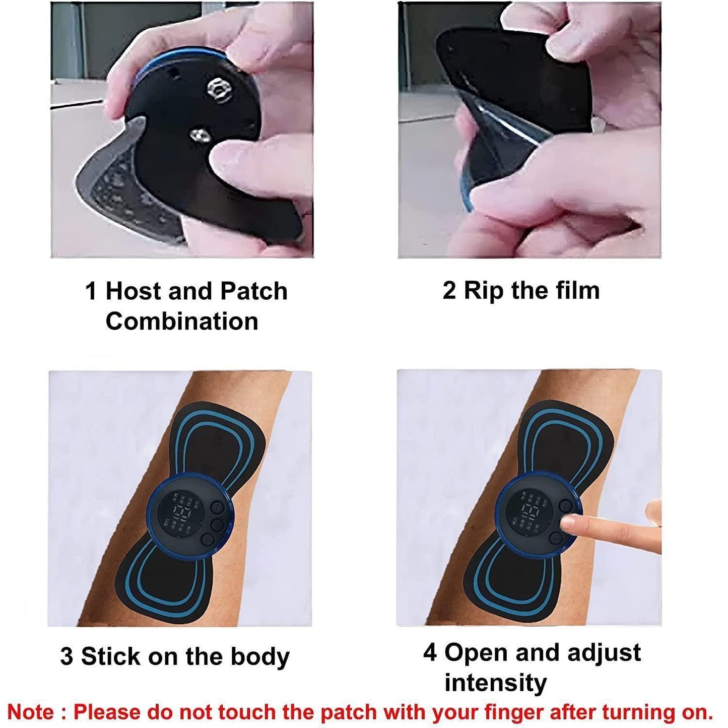 Mini Massager with 8 Modes and 19 Strength Levels for Men and Women